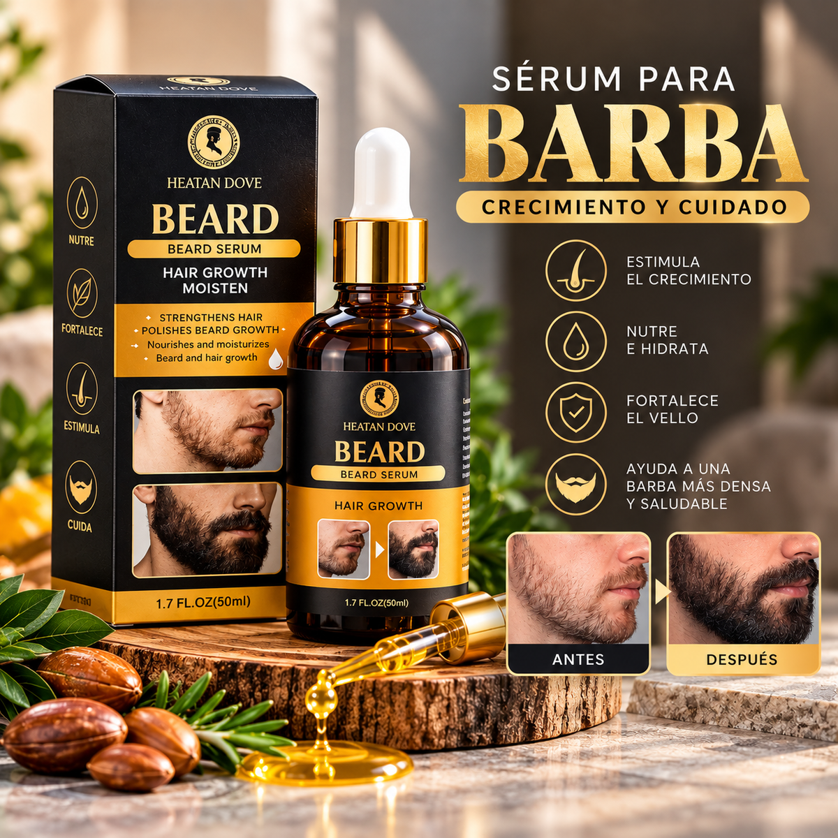 Sérum para Barba – Beard Growth Serum